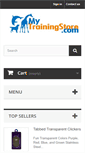 Mobile Screenshot of mytrainingstore.com