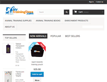 Tablet Screenshot of mytrainingstore.com